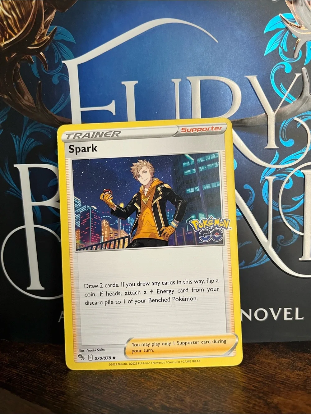 Pokemon Trainer Card Spark Pokemon Go Stamped 070/078